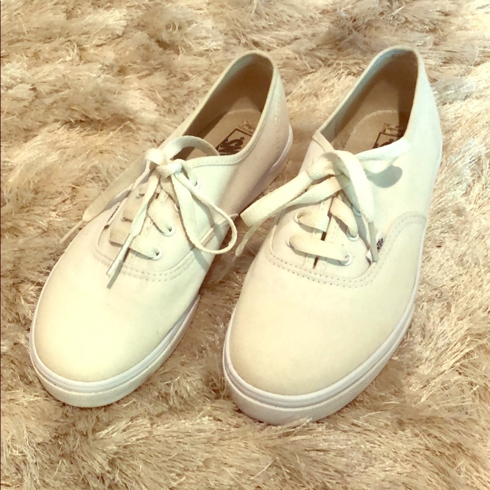 Vans White Tennis Shoe Kids Sz 3